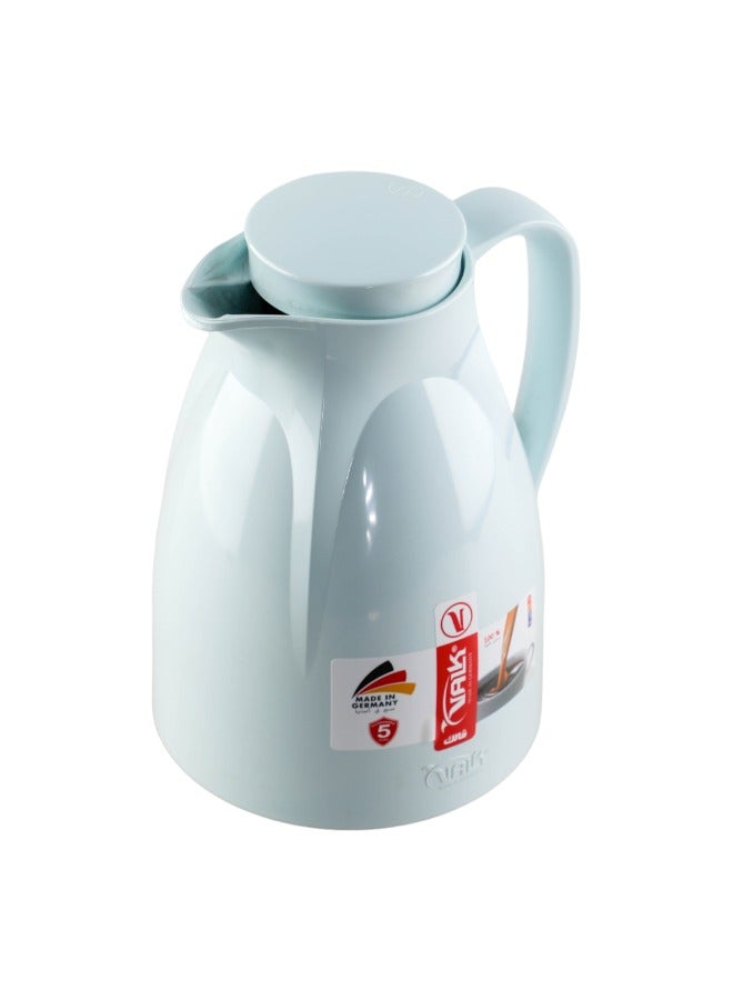 VALK GERMAN Vacuum Flask With Double Wall Glass 1.0 Liter Wide Mouth With Anti-Leakage Made in Germany - Image 3